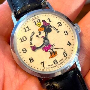 Minnie Mouse Swiss Bradley Watch.